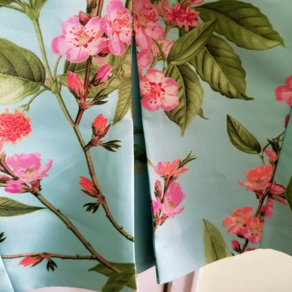 Talbots Botanical Cap Sleeve Sheath Dress Size 6 - Picture 8 of 11